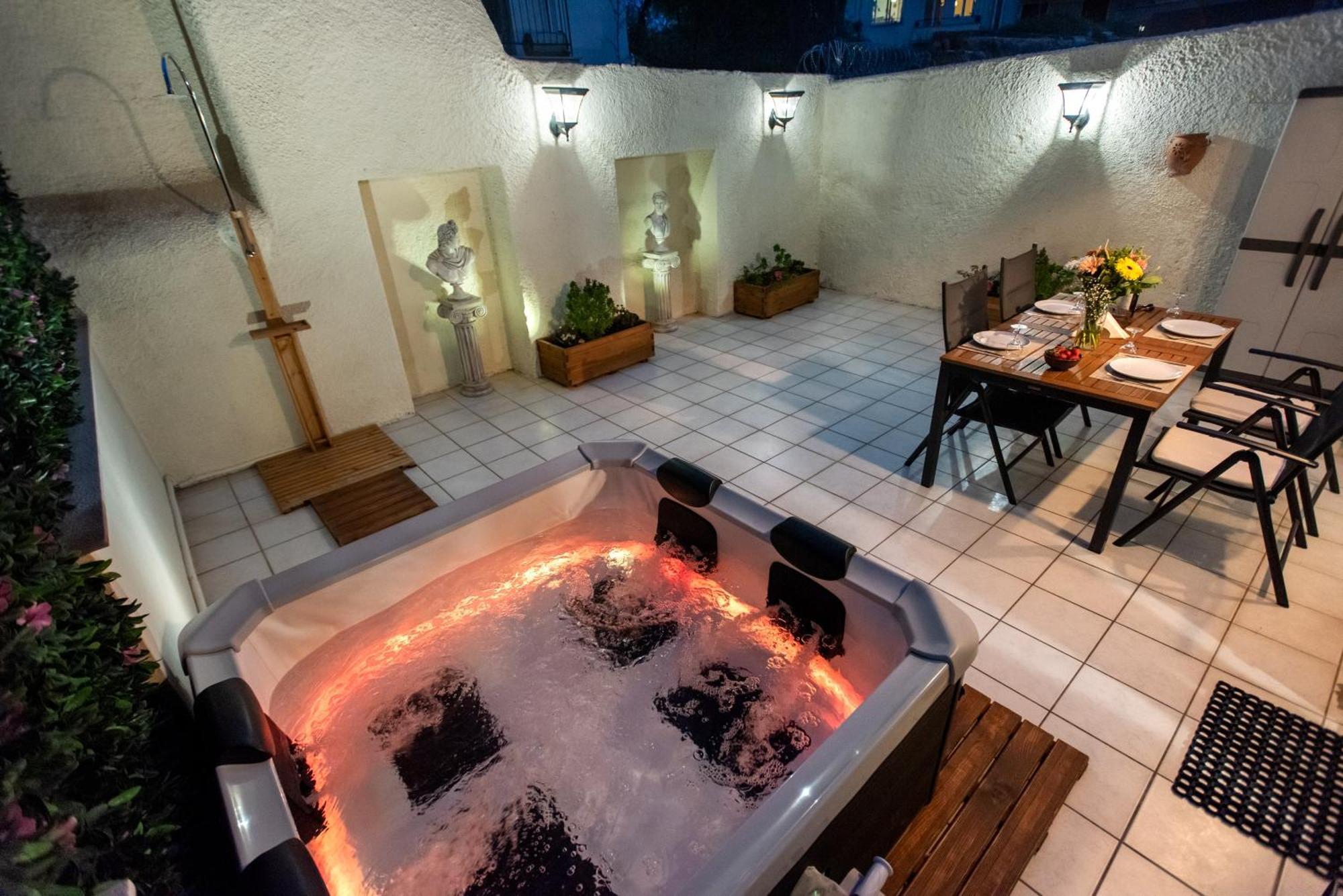Kg Acropolis Escape Spa Apartment Atina Dış mekan fotoğraf